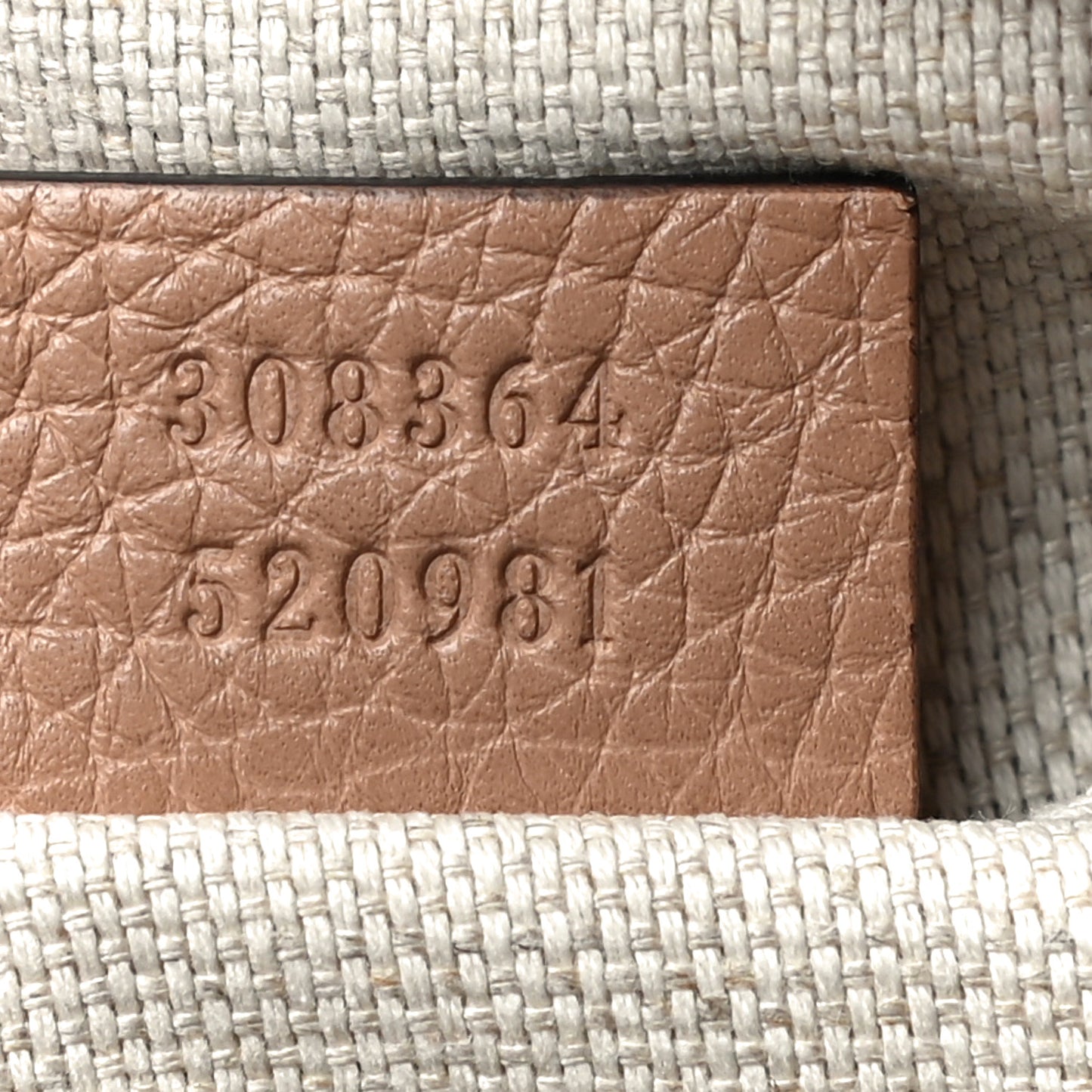 Pebbled Calfskin Small Soho Disco Bag Camelia