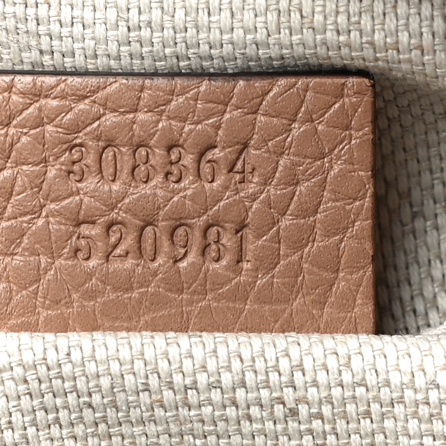 Gucci Pebbled Calfskin Small Soho Disco Bag Camelia 8 of 11