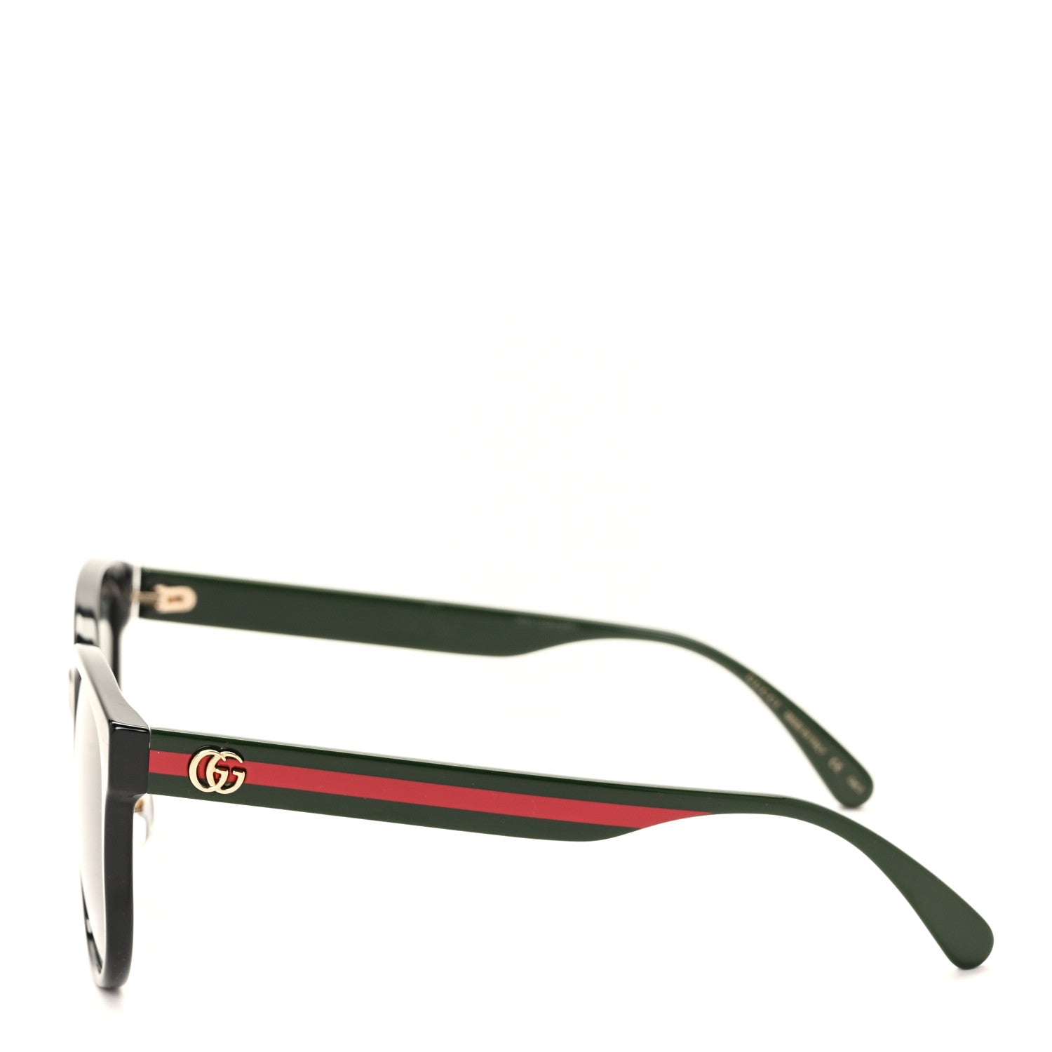 Gucci Acetate GG Web Round Eye Sunglasses GG0854SK Black 3 of 7