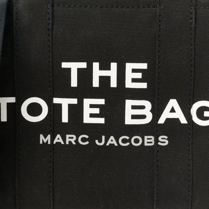 Marc Jacobs Cotton Canvas Small The Traveler Tote Bag Black 8 of 10
