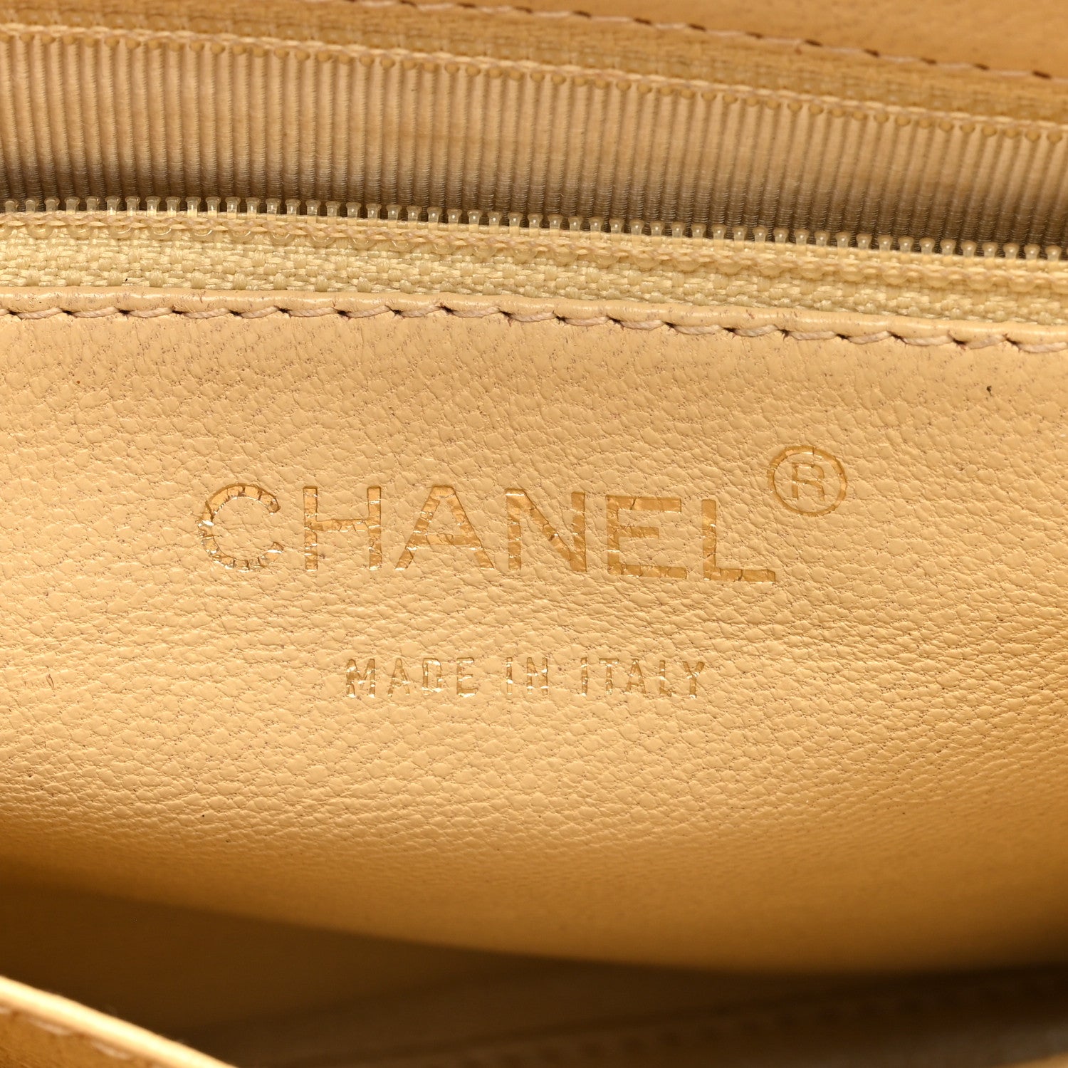 Chanel Caviar Quilted Tote Beige 6 of 15