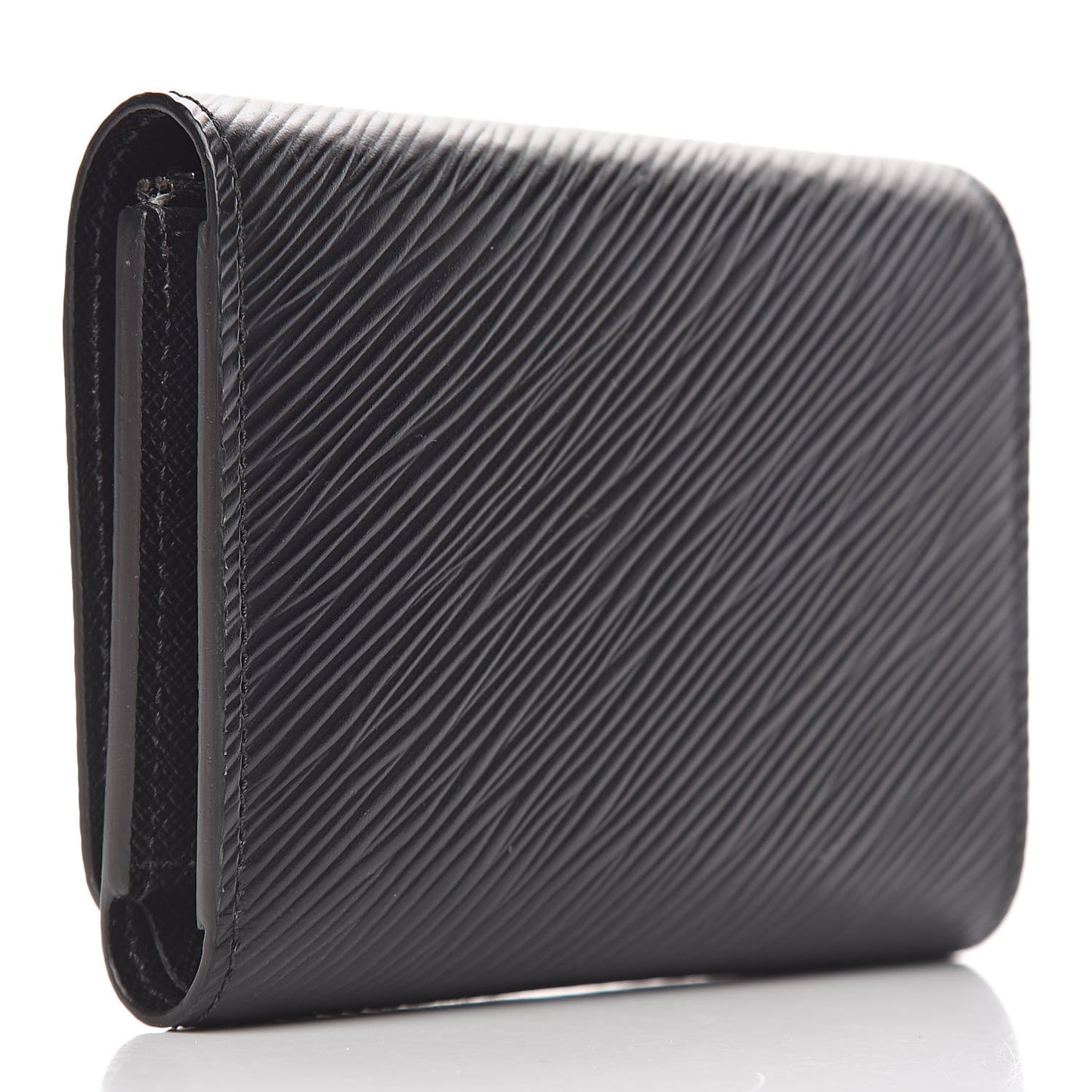 Epi Twist Compact Wallet Black