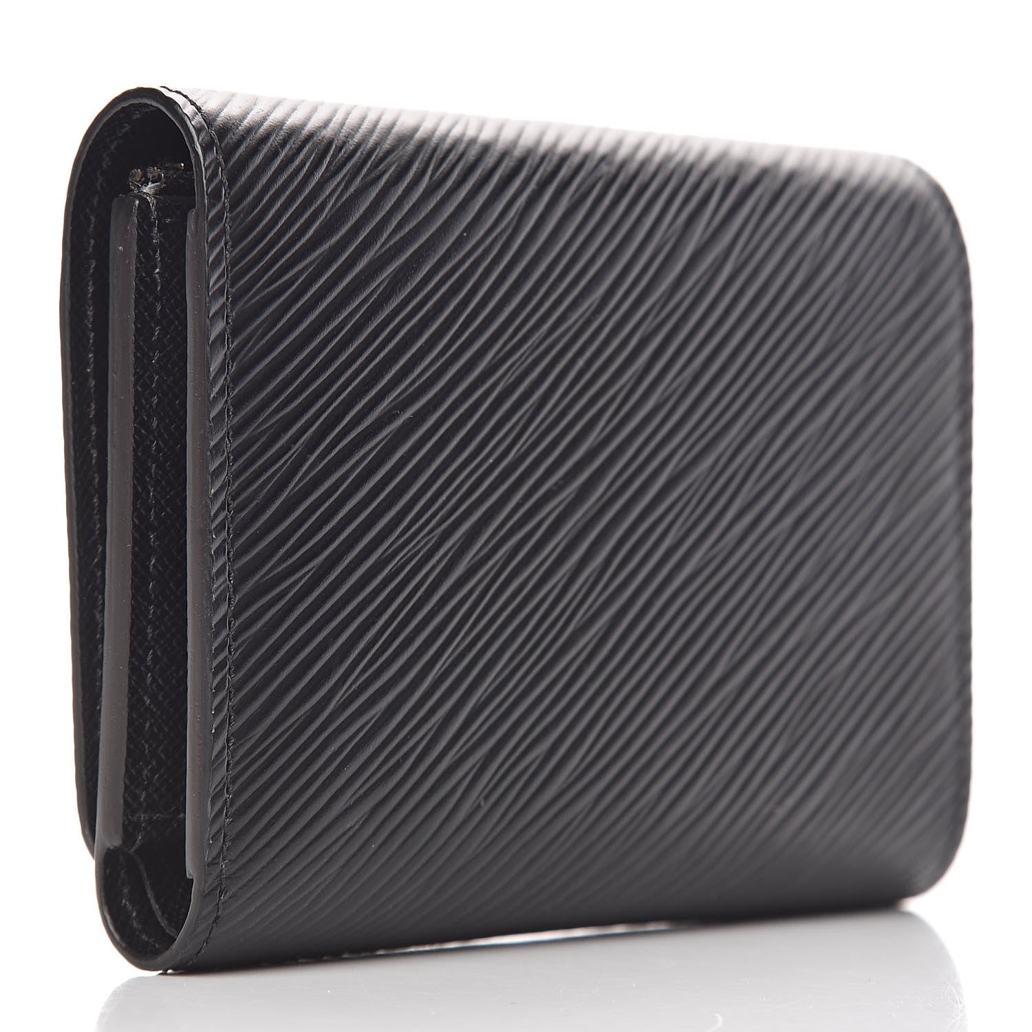 Louis Vuitton Epi Twist Compact Wallet Black 4 of 9