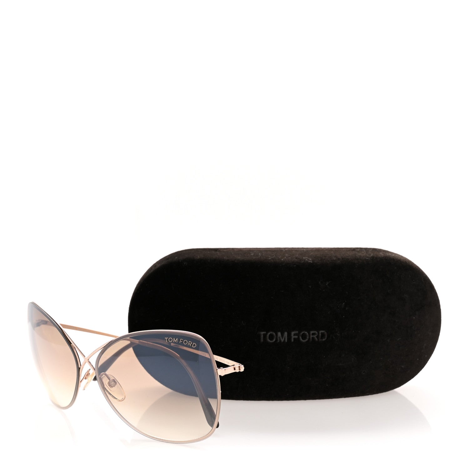 Tom Ford Colette Butterfly Sunglasses TF250 Brown 8 of 8