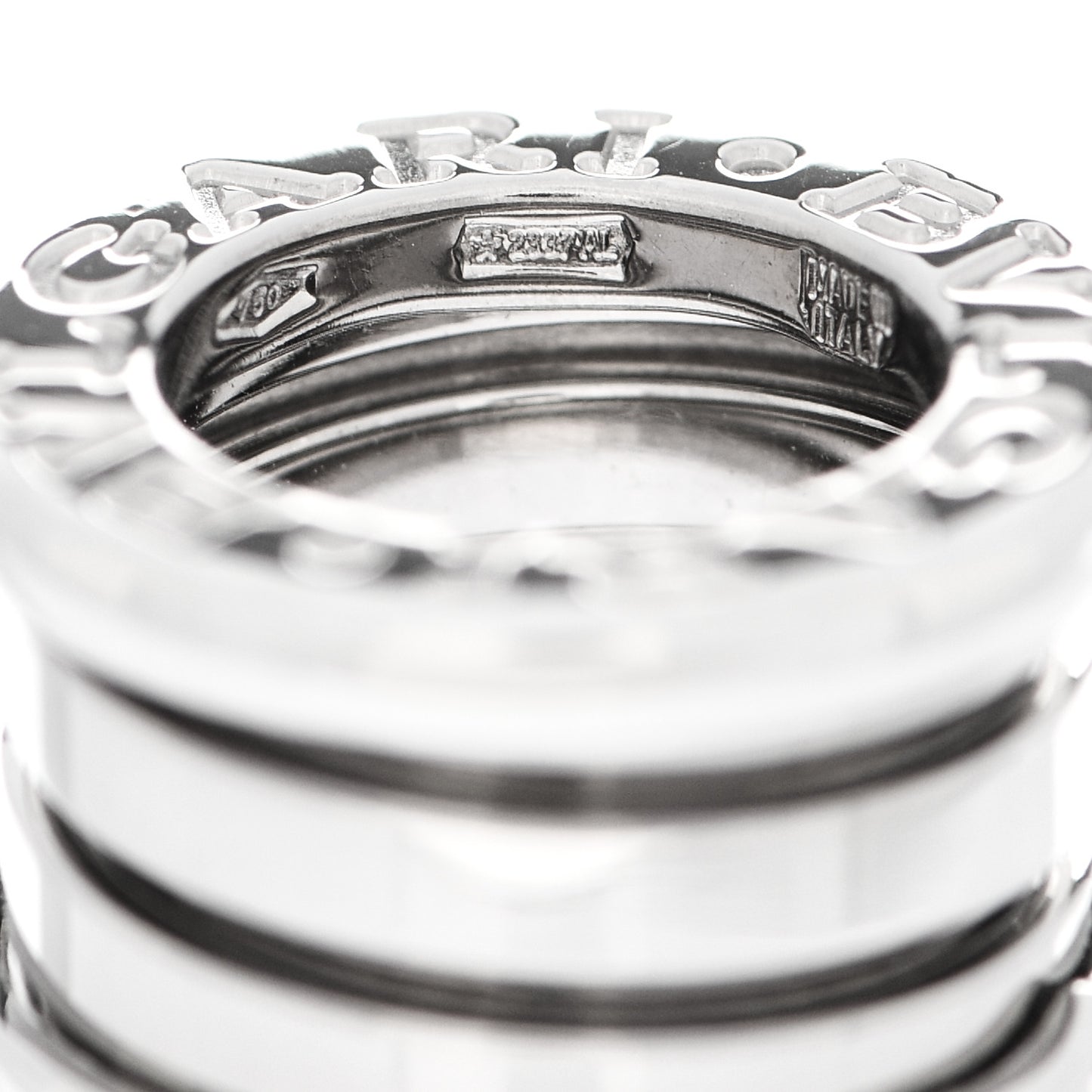 18K White Gold B.Zero1 Pendant