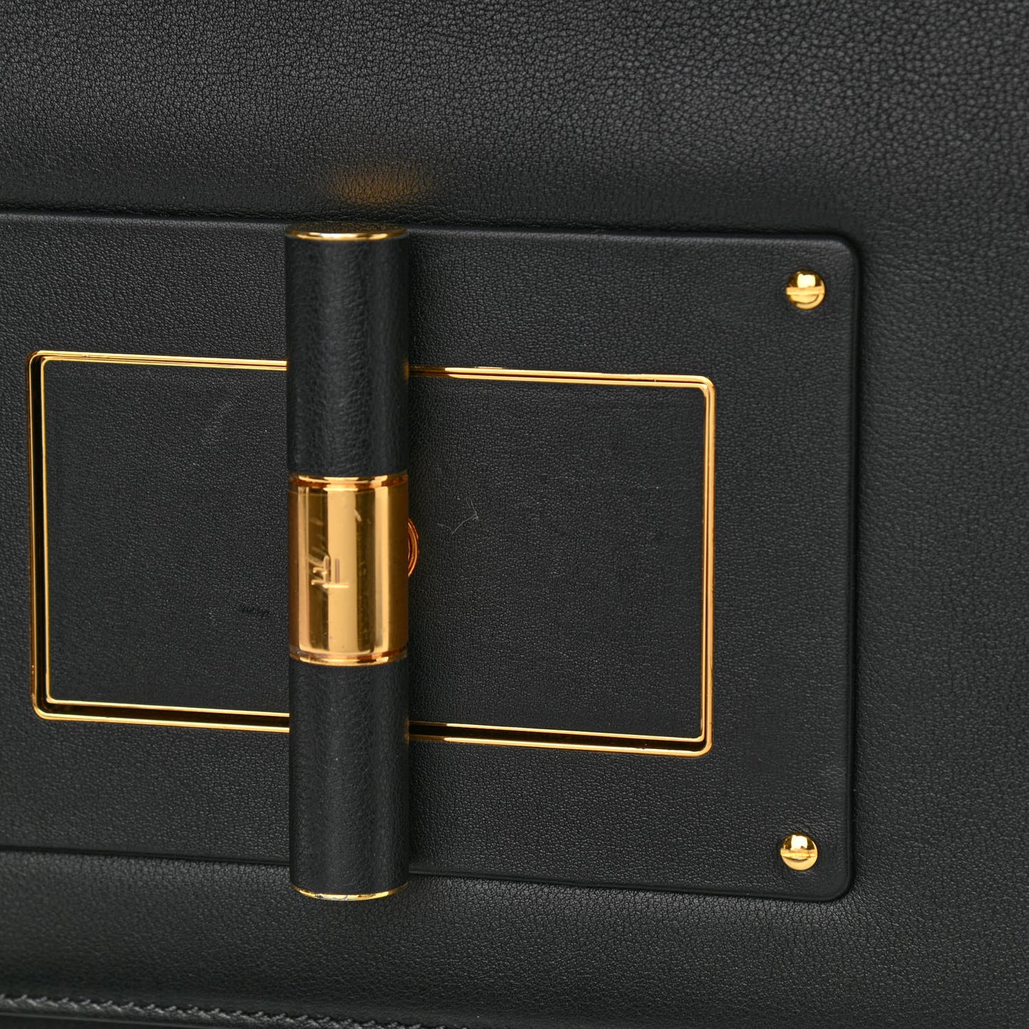 Calfskin Natalia Shoulder Bag Black
