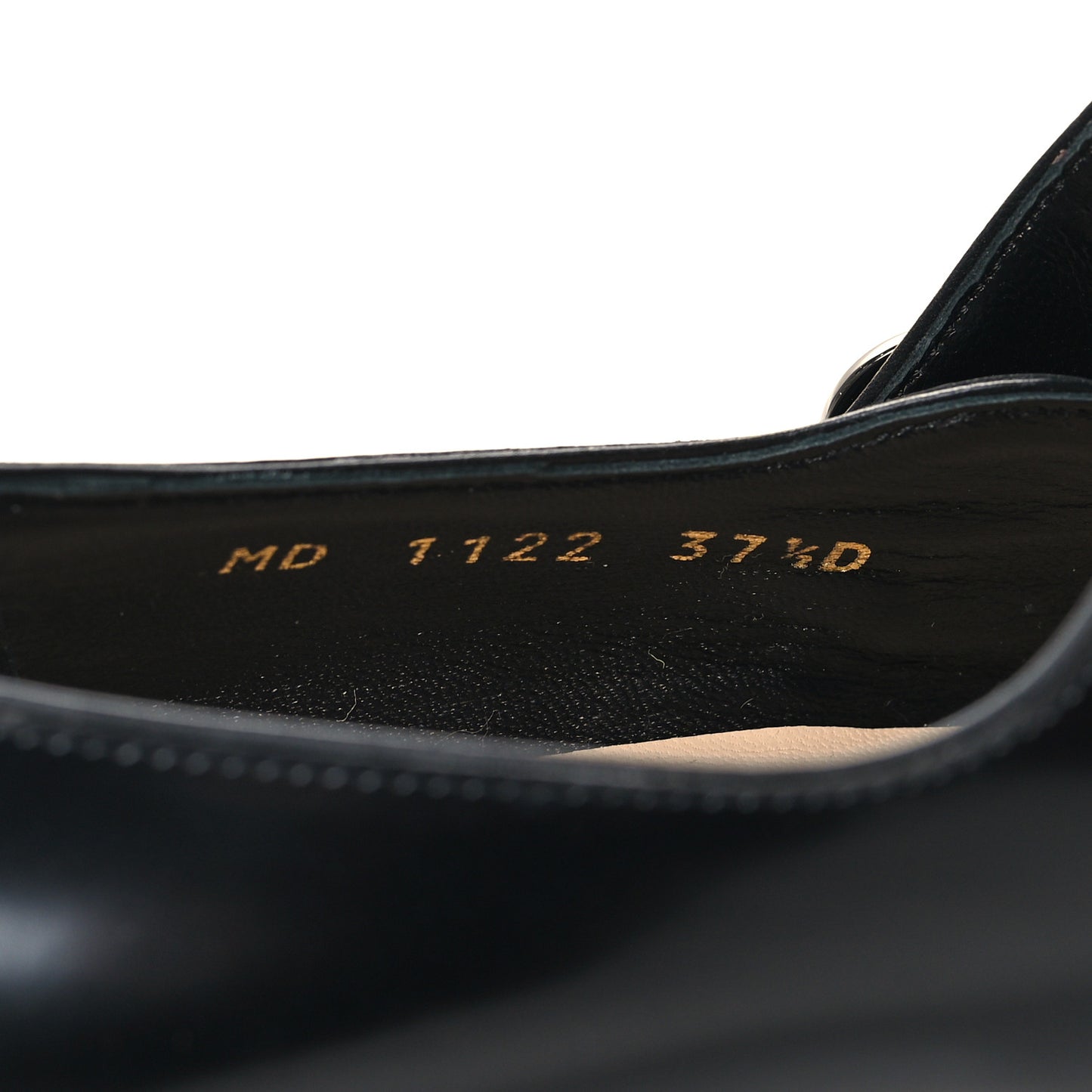 Brushed Calfskin Uniform 30mm Pumps 37.5 Black