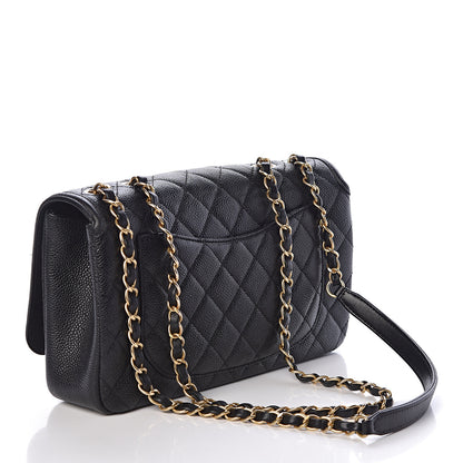 Chanel Caviar Quilted Medium CC Filigree Flap Black 3 of 10