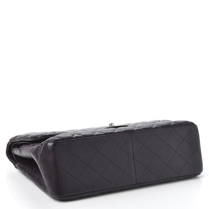 Chanel Lambskin Quilted Jumbo Double Flap Purple 3 of 9