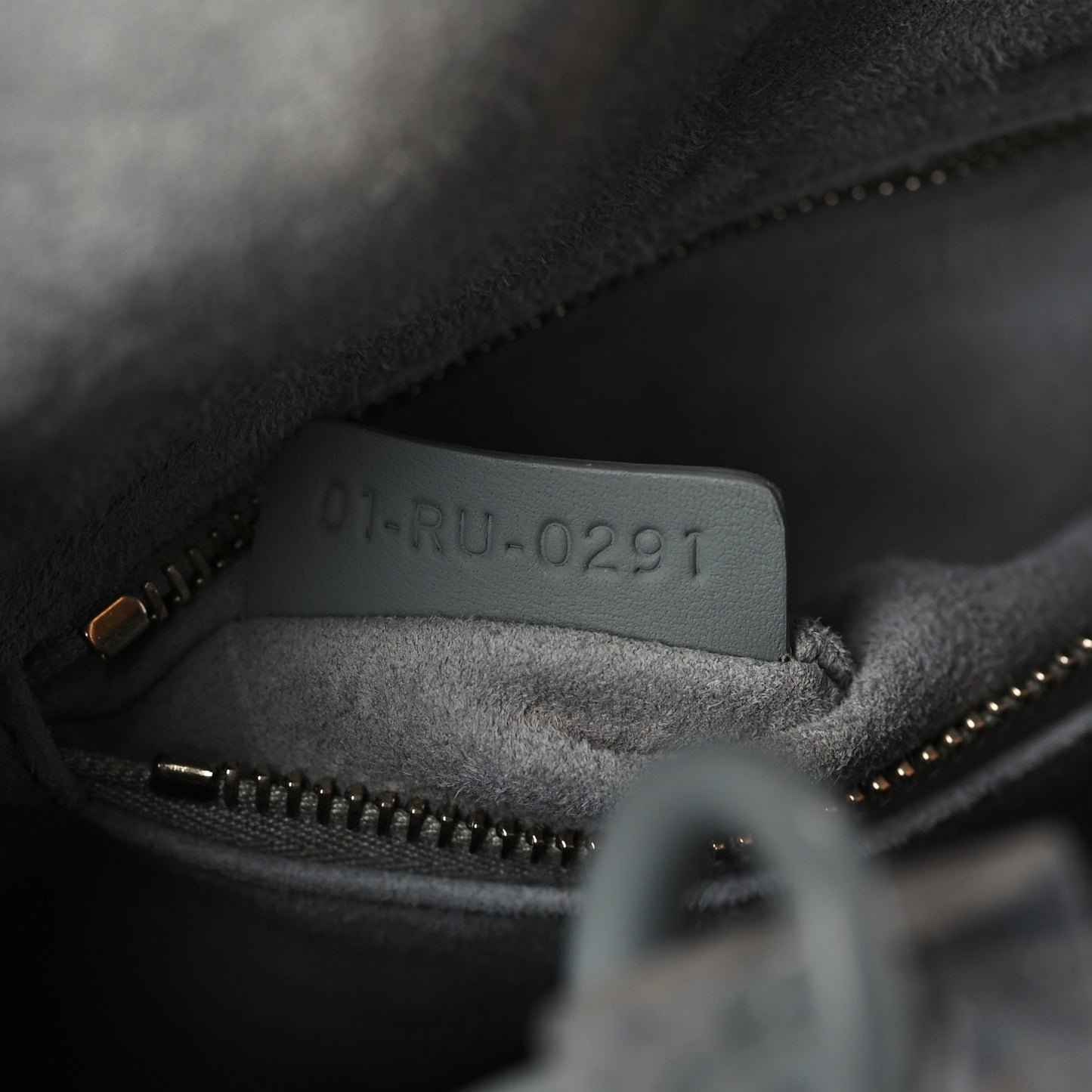 Ultra Matte Calfskin Cannage Small My ABCDior Lady Dior Gray