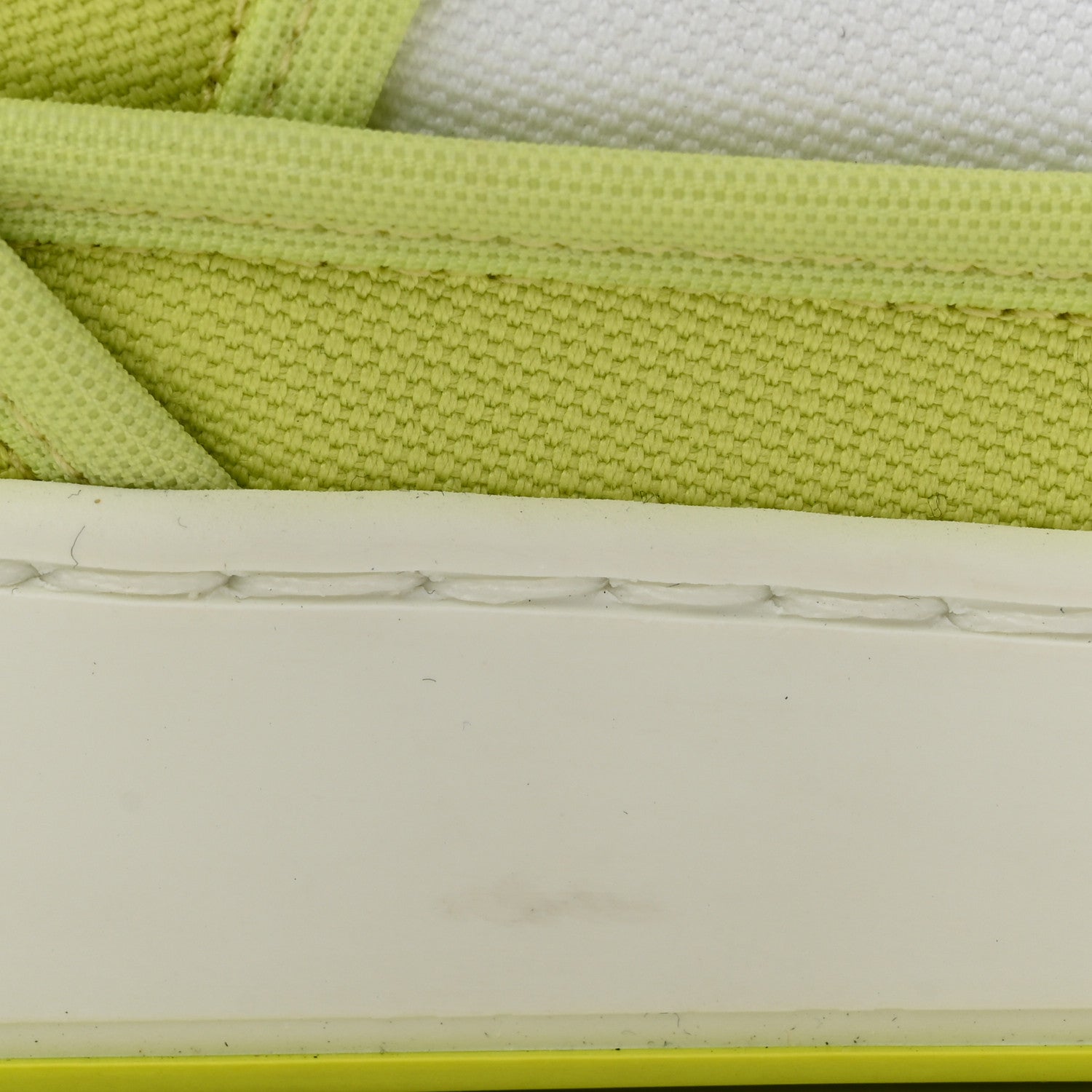 Chanel Fabric Womens Logo Sneakers 37 Green 12 of 13