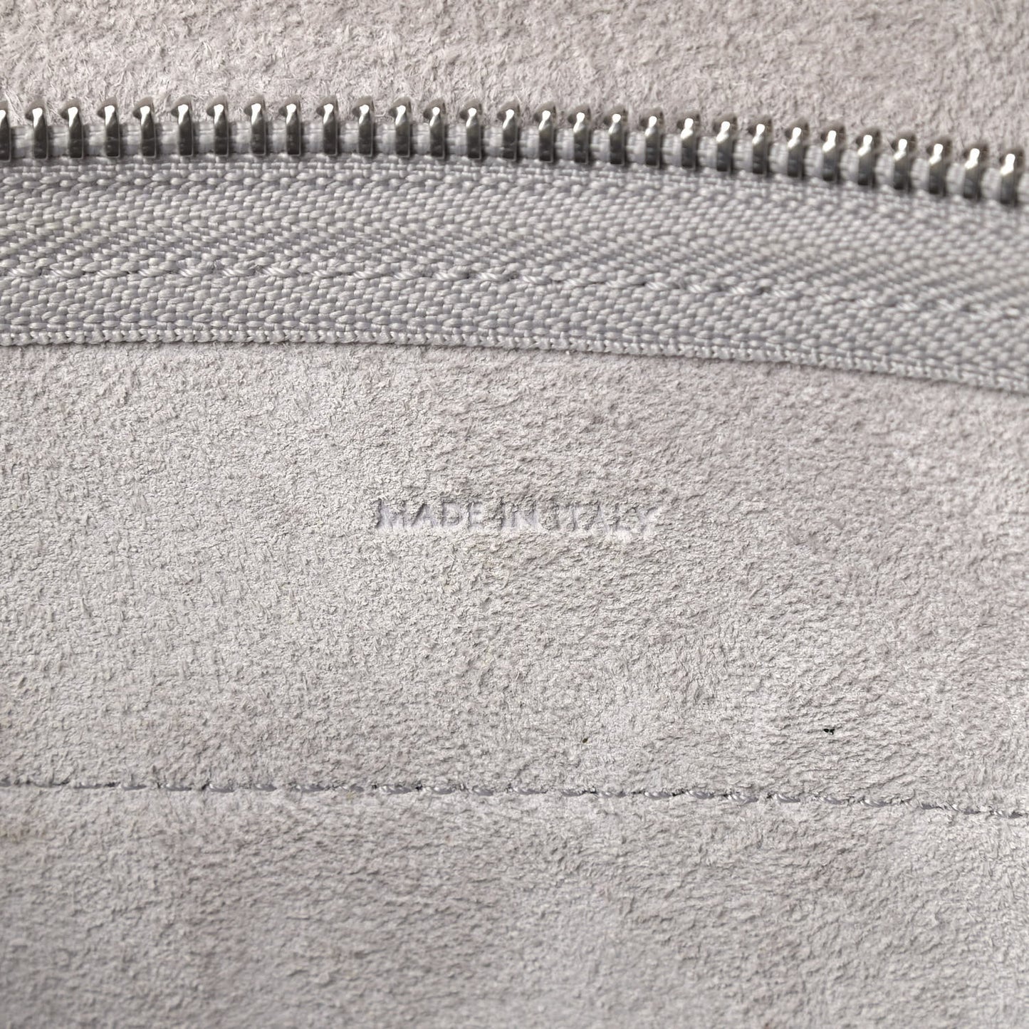 Laminated Calfskin Nano Belt Bag Silver