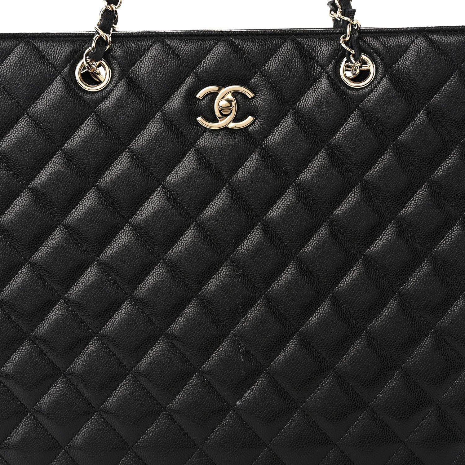 Chanel Caviar Quilted Large Shopping Tote Black 8 of 12