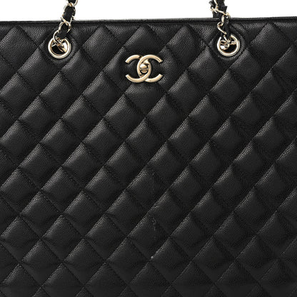 Chanel Caviar Quilted Large Shopping Tote Black 8 of 12