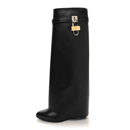 Givenchy Calfskin Shark Lock Pant Boots 39 Black 1 of 8