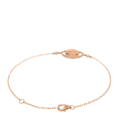 Cartier 18K Pink Gold Diamond Logo De Cartier Bracelet 2 of 3