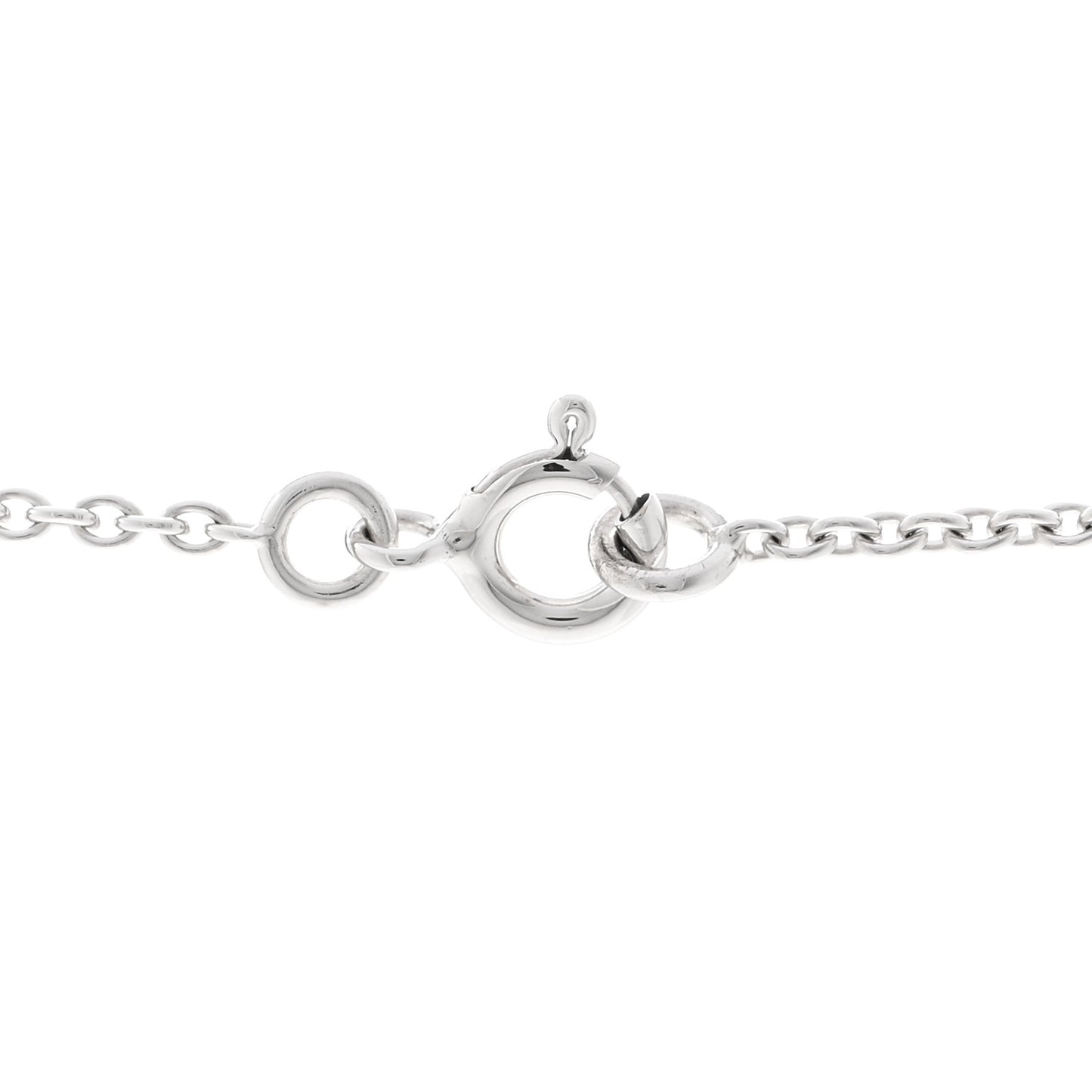 18K White Gold Diamond Constance Amulette Pendant Necklace