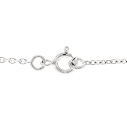 Hermes 18K White Gold Diamond Constance Amulette Pendant Necklace 4 of 6