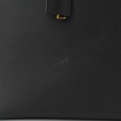 Saint Laurent Calfskin North-South Shopping Tote Black 12 of 14