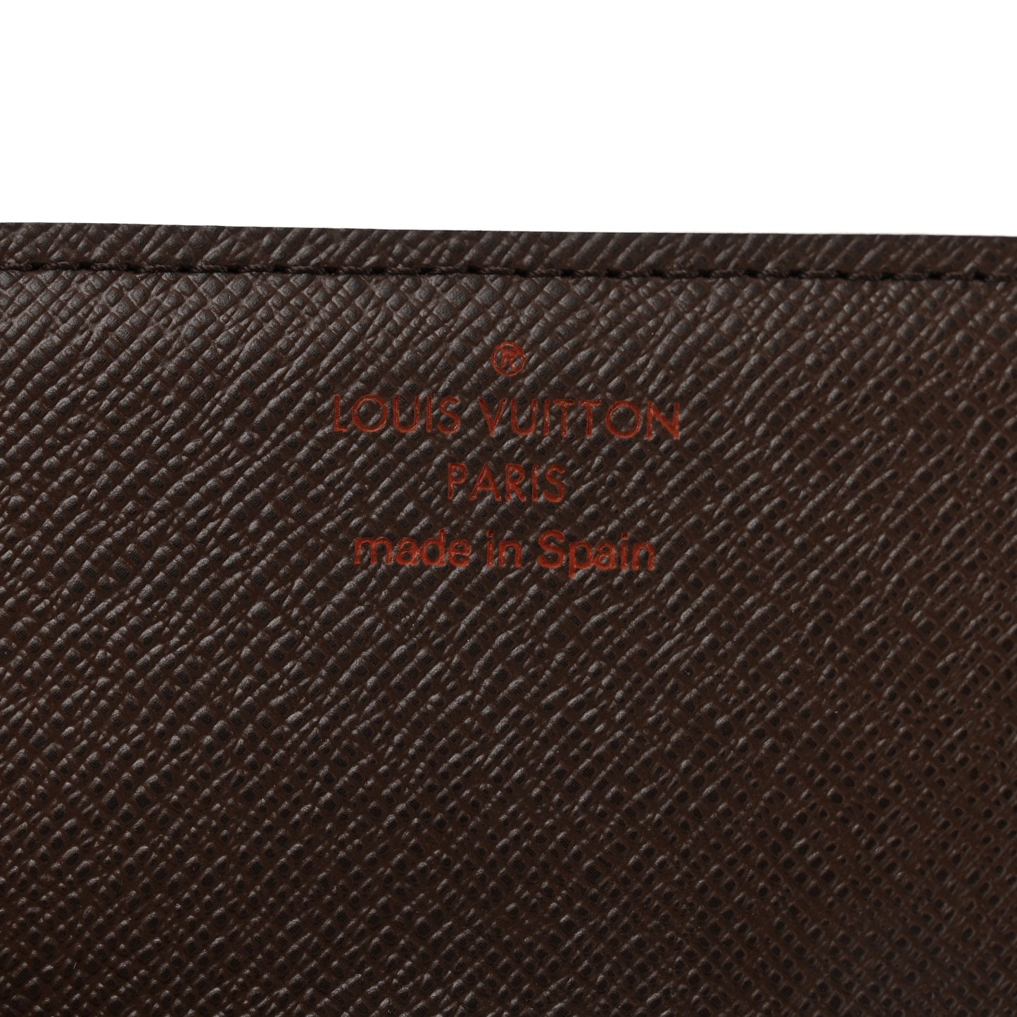 Damier Ebene Business Card Holder