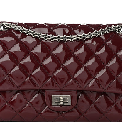 Chanel Patent Quilted 2.55 Reissue 226 Flap Burgundy 8 of 11