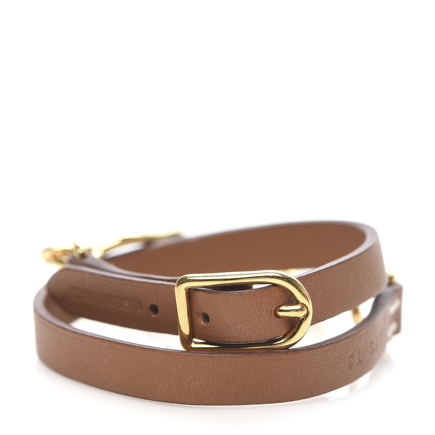 Hermes Swift Etrier Double Tour Bracelet T3 Gold 3 of 6