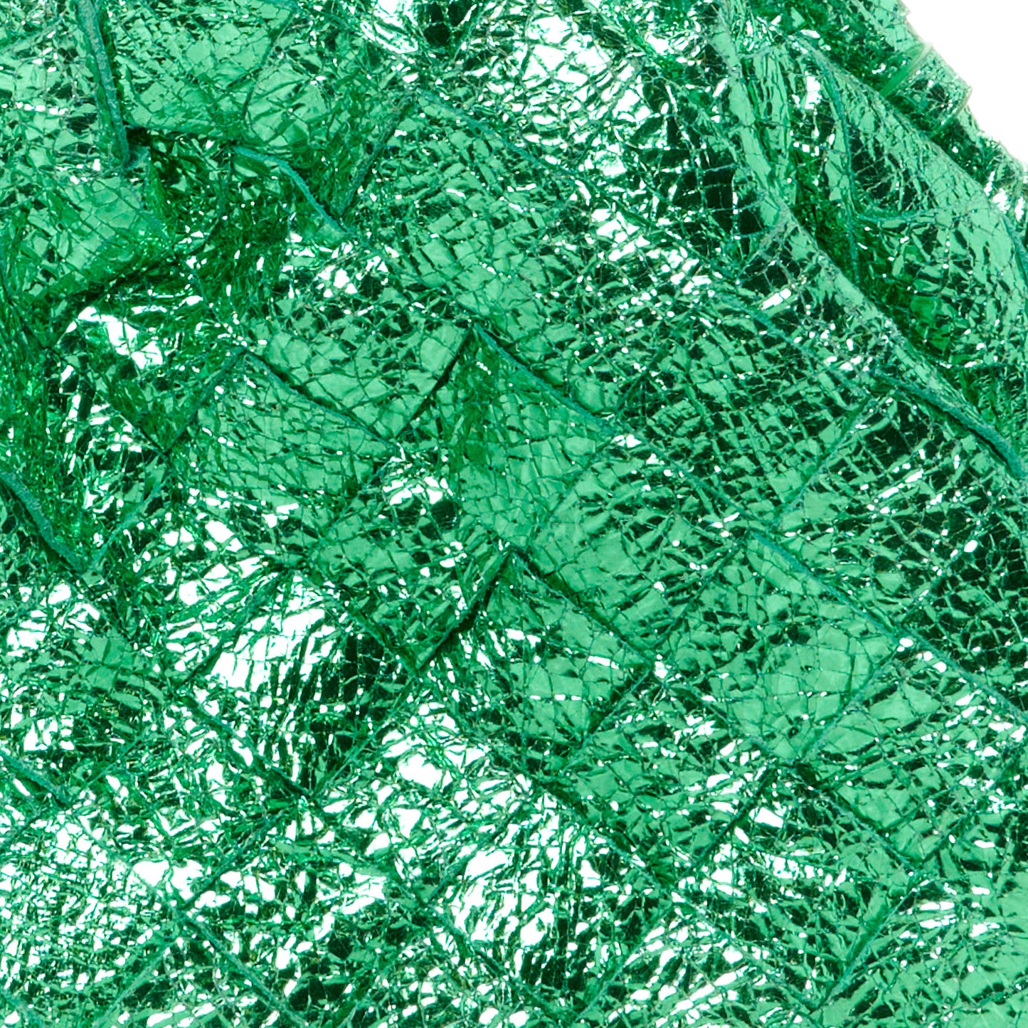 Metallic Nappa Intrecciato The Mini Pouch Parakeet