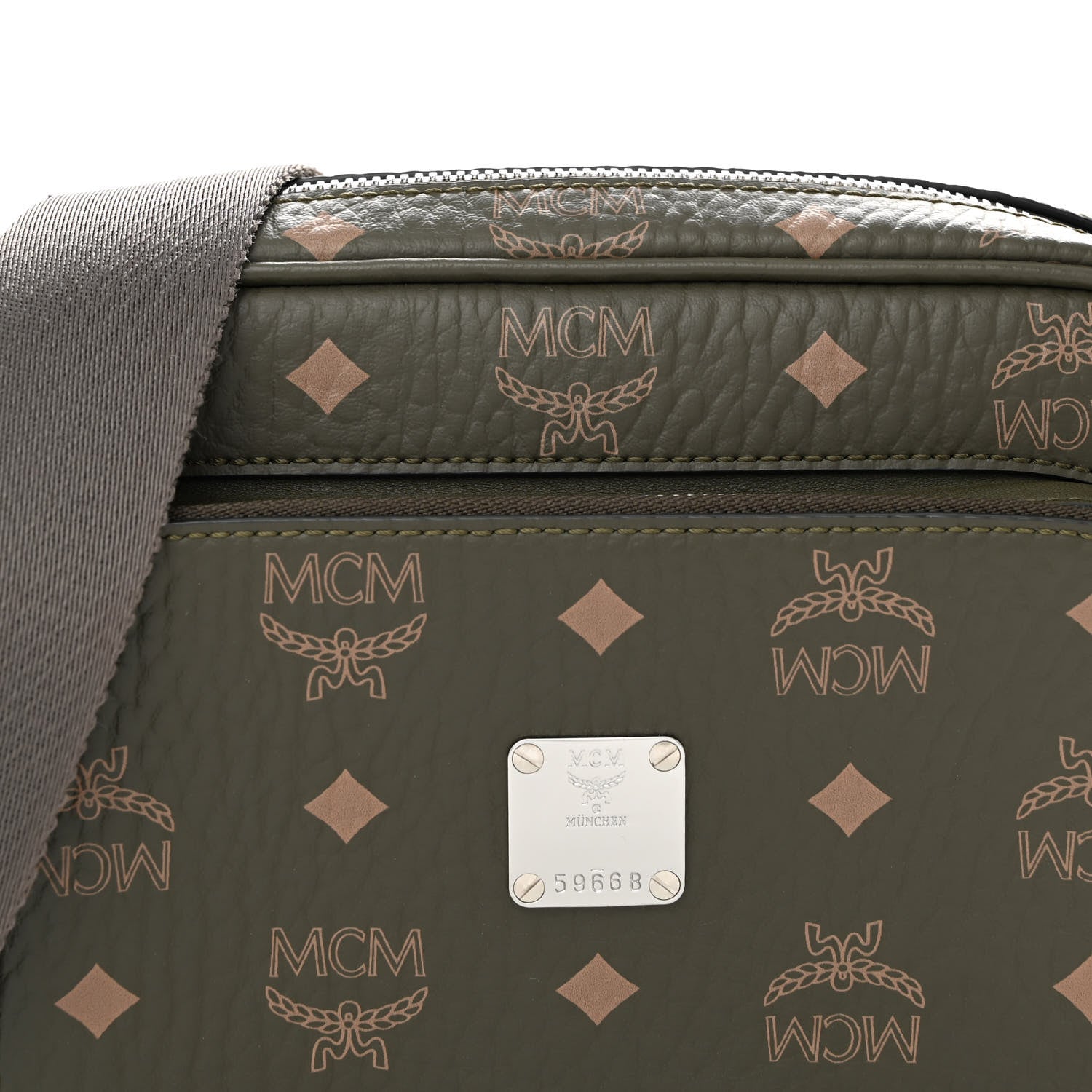 MCM Visetos Klassik Crossbody Bag Sea Turtle 8 of 12