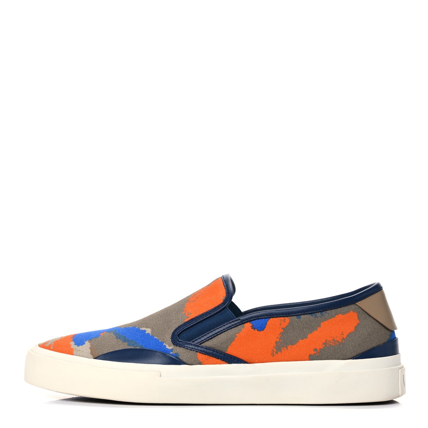 Canvas Camouart Womens Slip On Sneakers 41 Multicolor