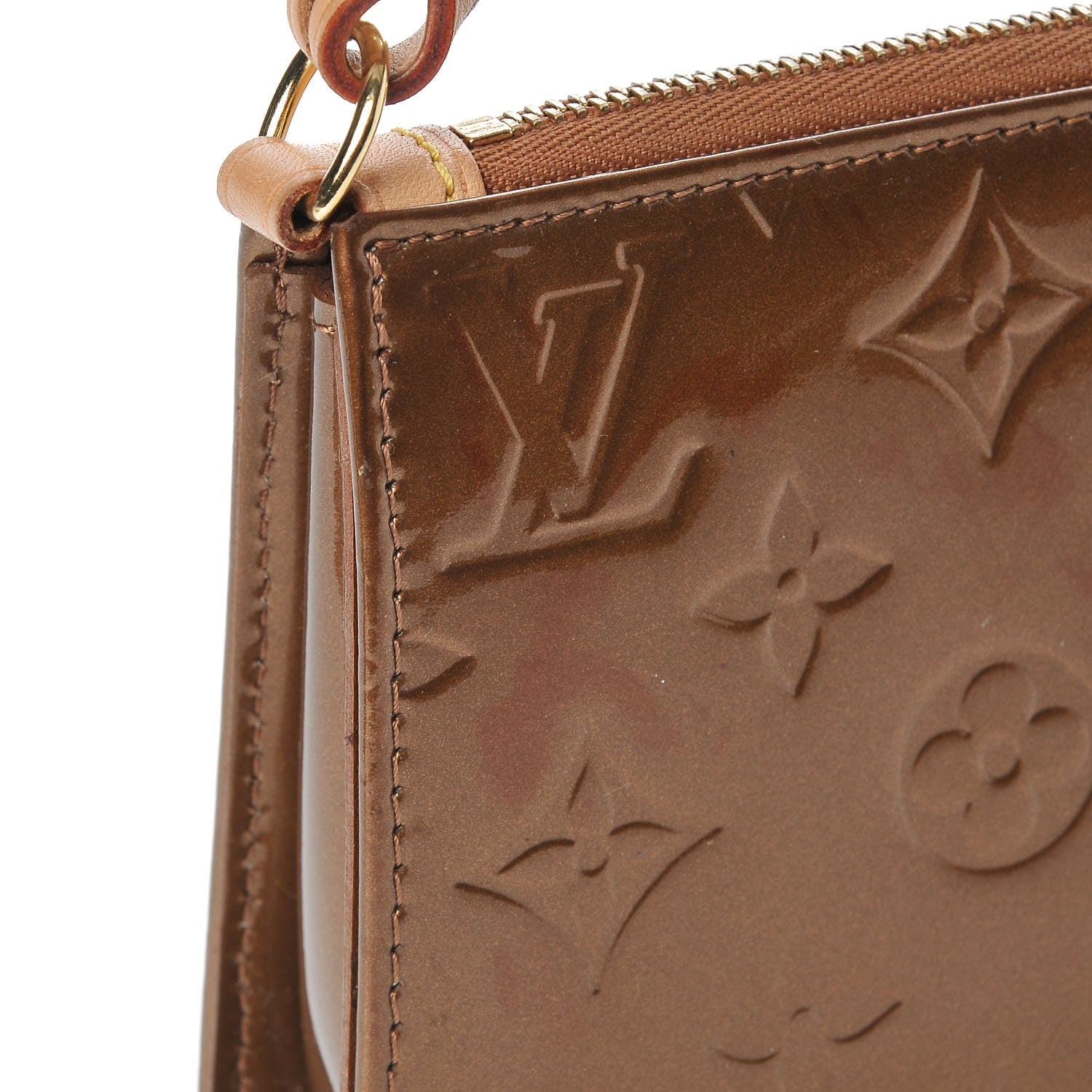 Louis Vuitton Vernis Lexington Pochette Bronze 9 of 9