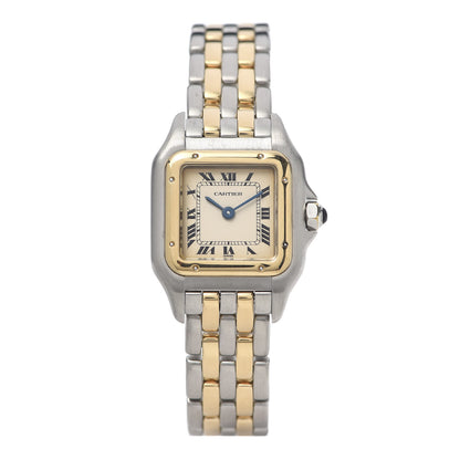 Cartier Stainless Steel 18K Yellow Gold 22mm Panthere Quartz Watch 1 of 6