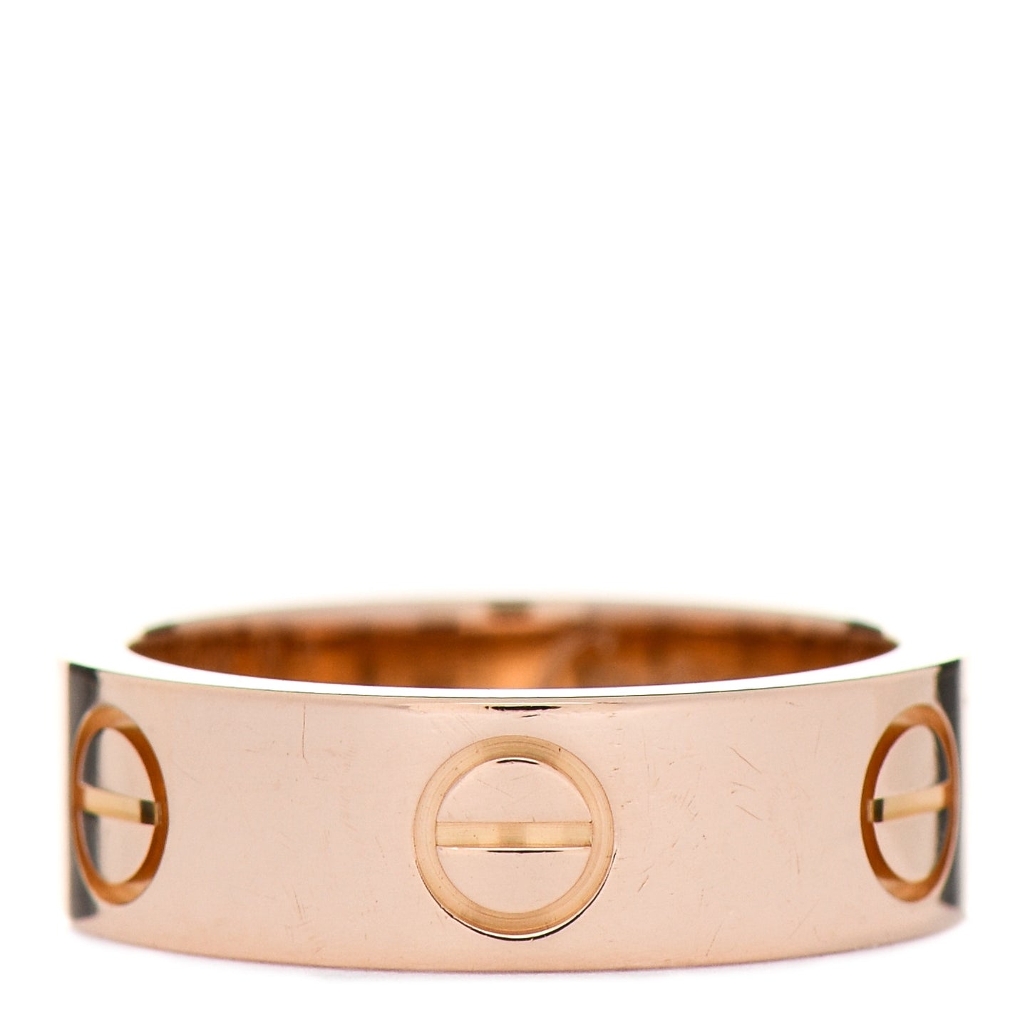 18K Pink Gold 5.5mm LOVE Ring 49 4.75