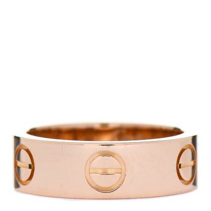 Cartier 18K Pink Gold 5.5mm LOVE Ring 49 4.75 1 of 4
