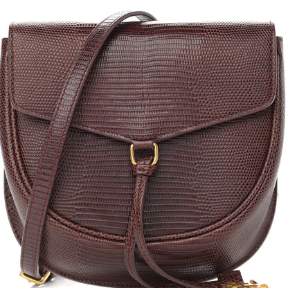 Saint Laurent Lizard Small Datcha Satchel Bag Brown 8 of 12