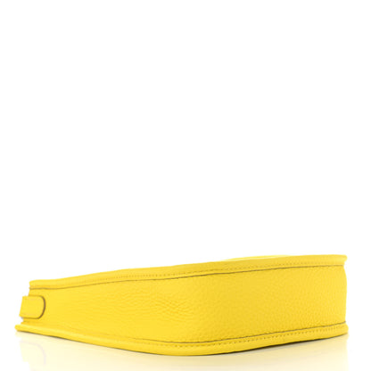 Hermes Taurillon Clemence Evelyne TPM Lime 4 of 14