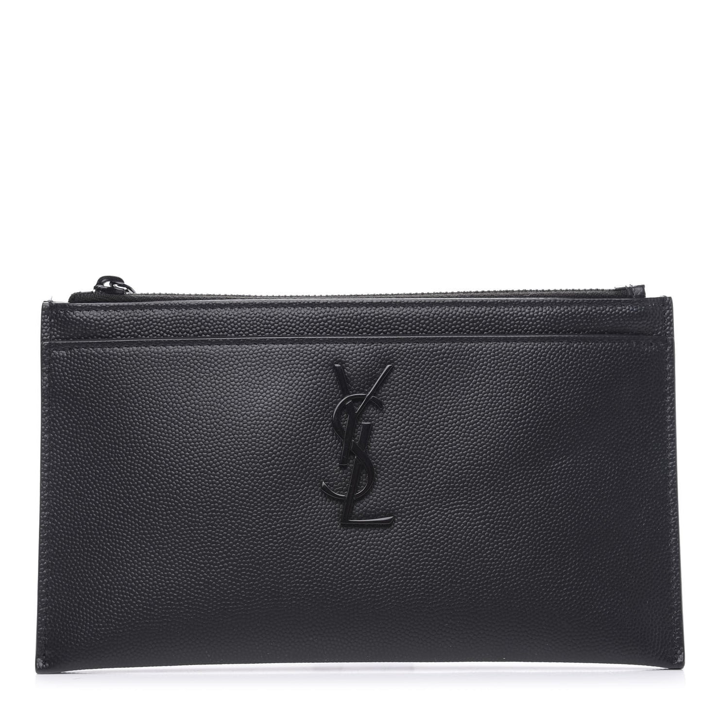 Grain De Poudre Monogram Bill Pouch Black