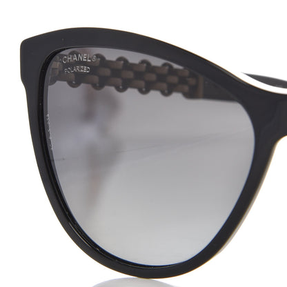 Chanel Cat Eye Chain Polarized Sunglasses 5326 Black 19 of 20