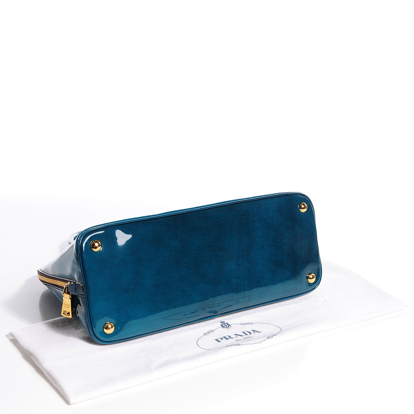 Spazzolato Promenade Tote Pavone Fume