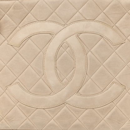 Chanel Lambskin Quilted Medallion Tote Light Beige 7 of 15