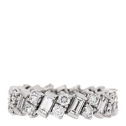 Cartier 18K White Gold Diamond Reflection de Cartier Ring 52 6 3 of 5