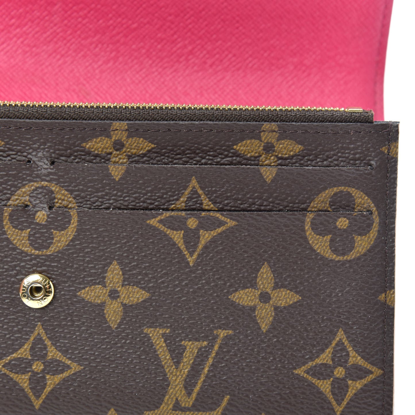 Monogram Bloom Flower Emilie Wallet
