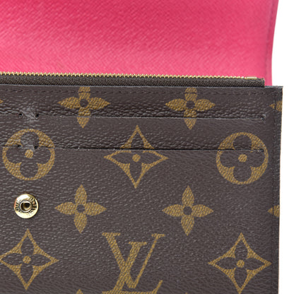 Louis Vuitton Monogram Bloom Flower Emilie Wallet 7 of 12