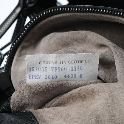 Bottega Veneta Iridescent Light Calf Maxi Scarabee Convertible Bag Dark Green 7 of 11
