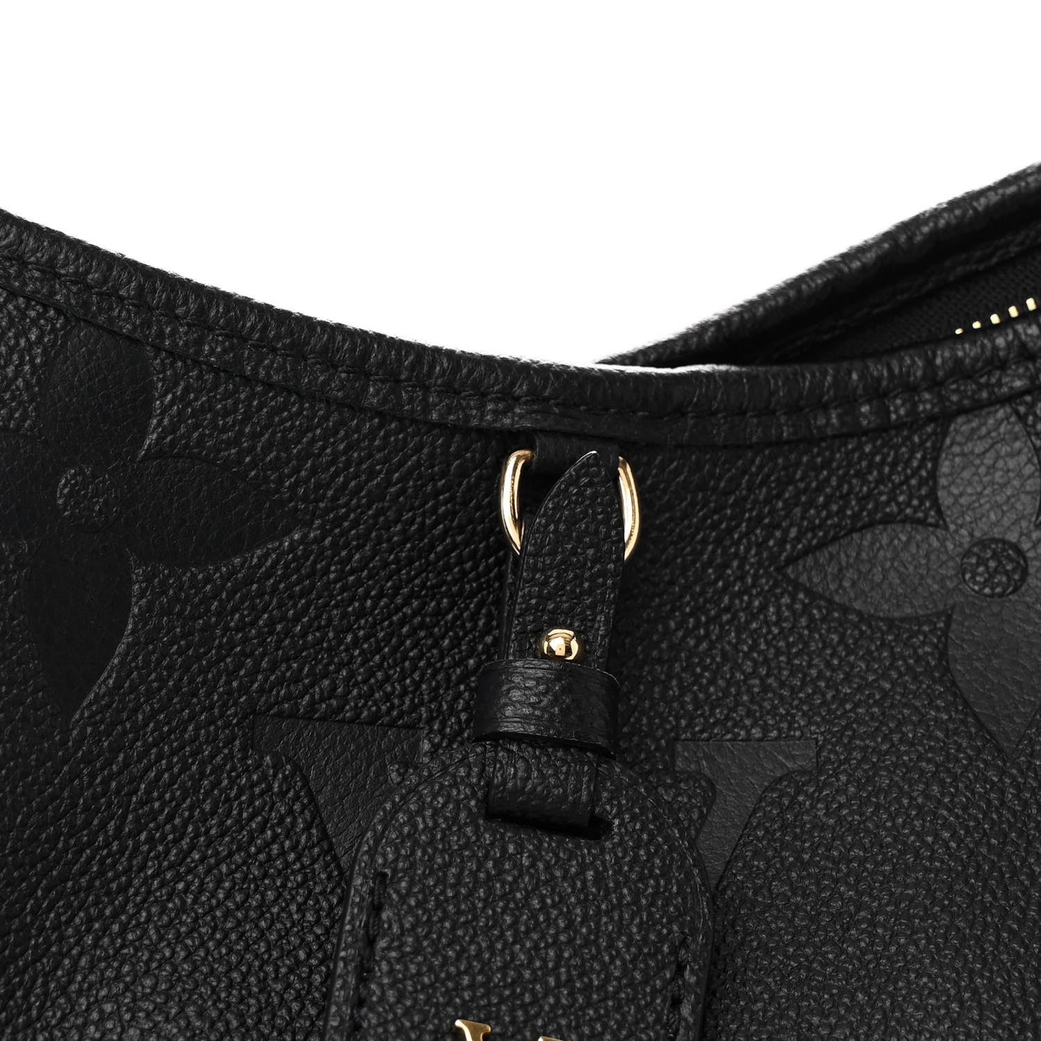 Louis Vuitton Empreinte Monogram Giant CarryAll MM Black 9 of 11