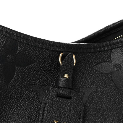 Louis Vuitton Empreinte Monogram Giant CarryAll MM Black 9 of 11