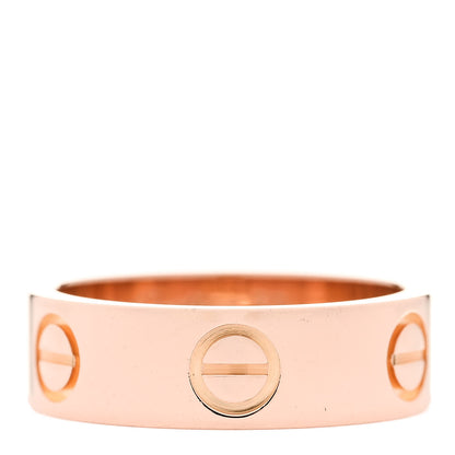Cartier 18K Pink Gold 5.5mm LOVE Ring 50 5.25 1 of 4
