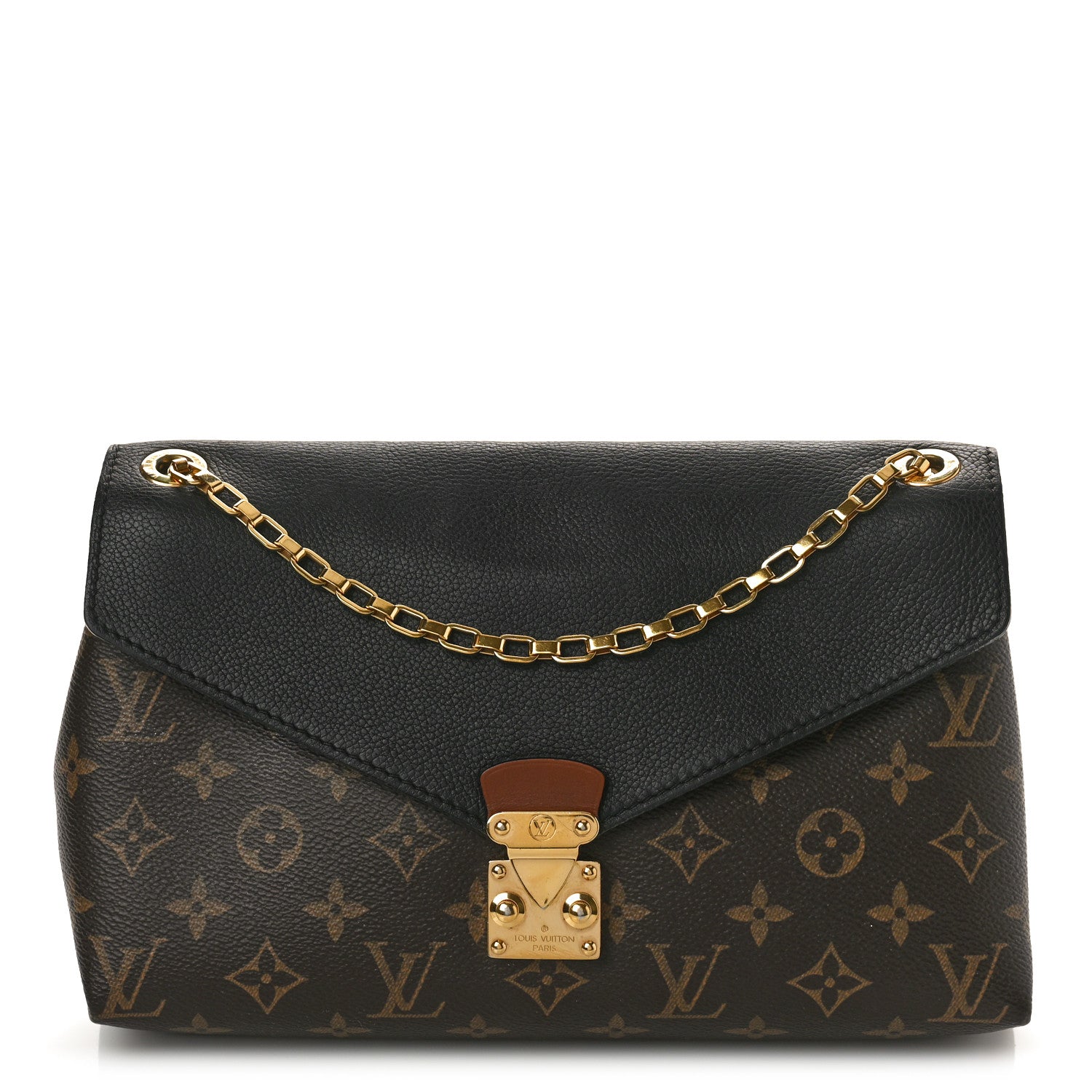 Louis Vuitton Monogram Pallas Chain Black 1 of 8
