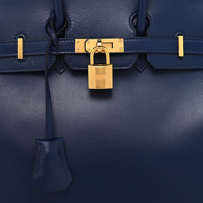 Hermes Tadelakt Birkin 25 Bleu Saphir 7 of 12
