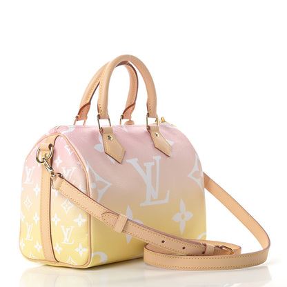 Louis Vuitton Monogram Giant By The Pool Speedy Bandouliere 25 Light Pink 3 of 11