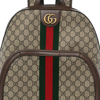 Gucci GG Supreme Monogram Medium Ophidia Day Backpack Brown 7 of 11